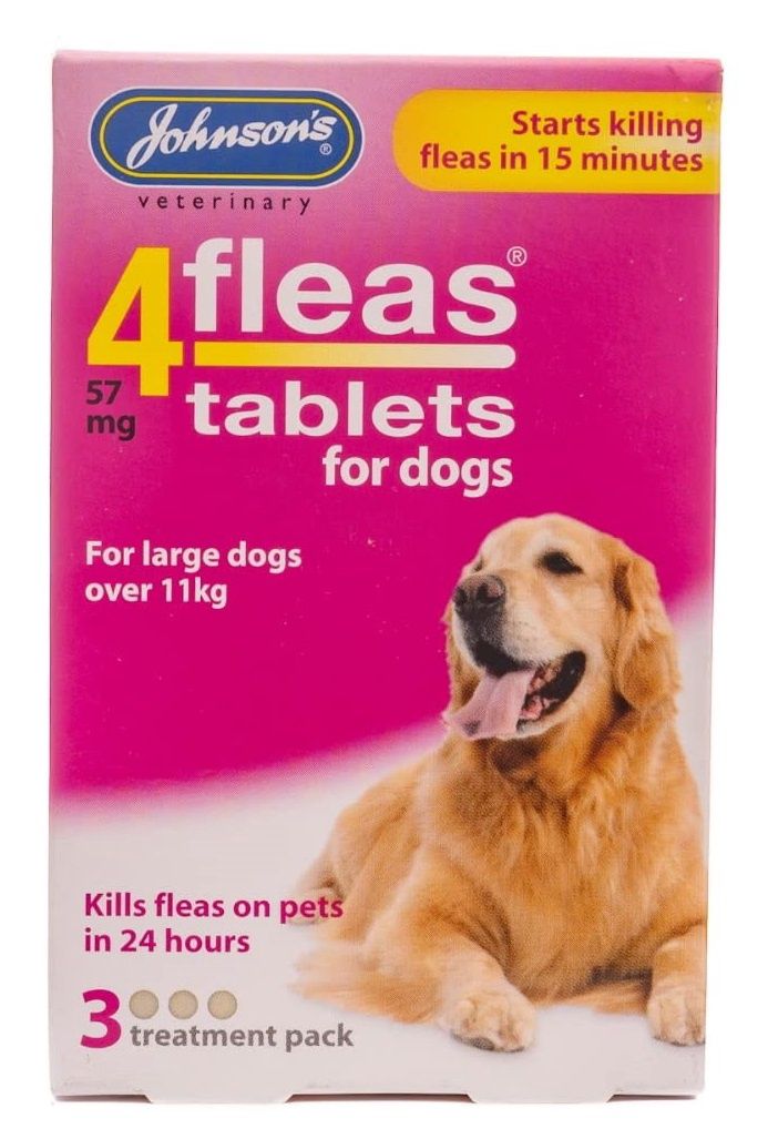 4fleas Flea Tablets For Large Dogs 3pk