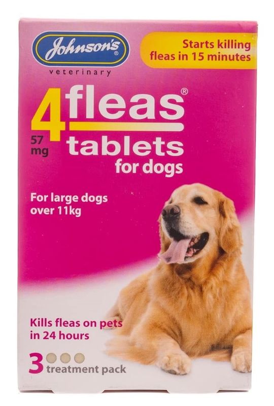 4fleas Flea Tablets For Large Dogs 3pk