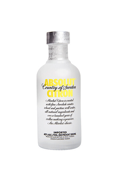 ABSOLUT CITRON VODKA 200ML