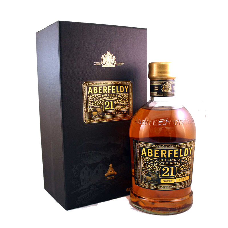 ABERFELDY 21YR HIGHLAND SINGLE MALT SCOTCH 750ML