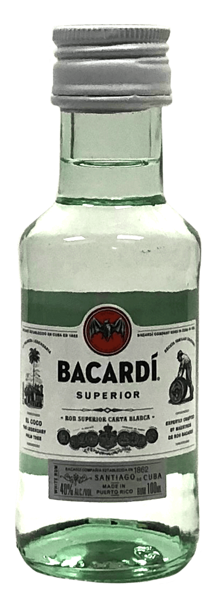 BACARDI SUPERIOR RUM 100ML