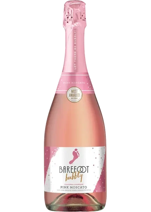 BAREFOOT BUBBLY PNK MOSCATO 750ML