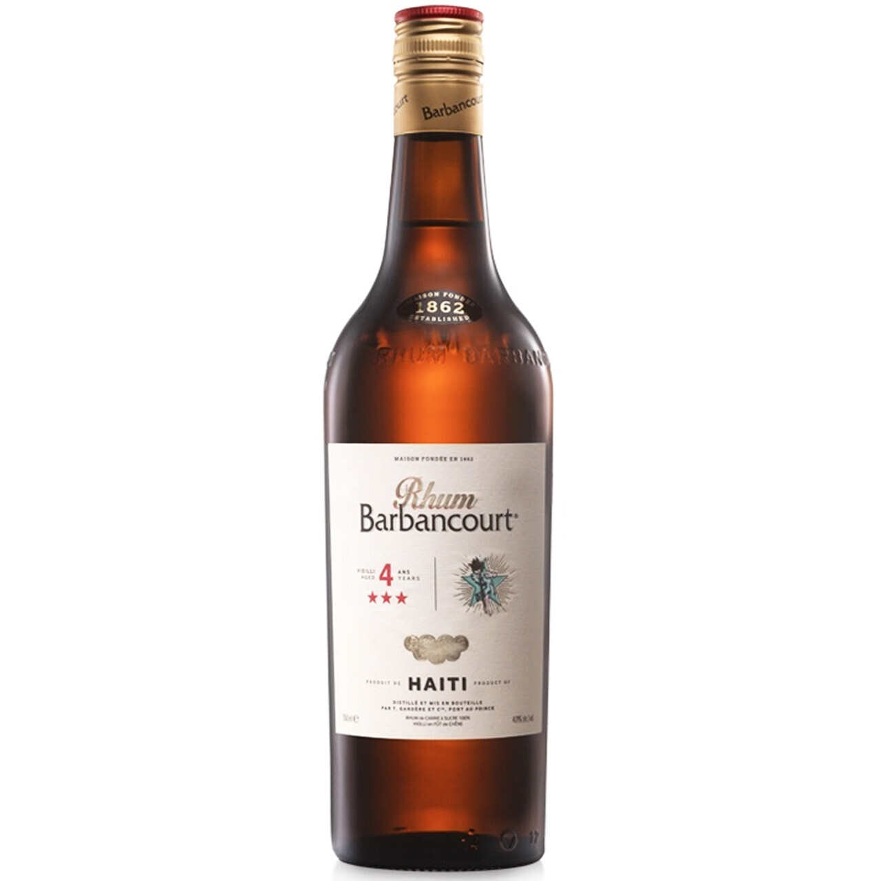 BARBANCOURT 3 STAR RUM 4YR 750ML