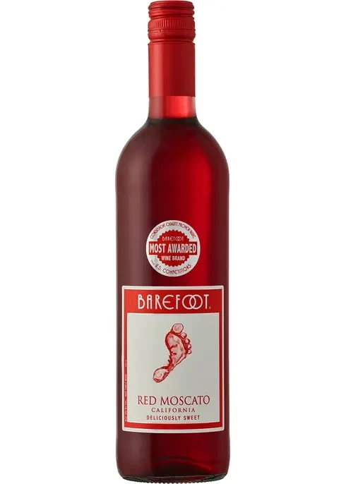 BAREFOOT RED MOSCATO 750ML