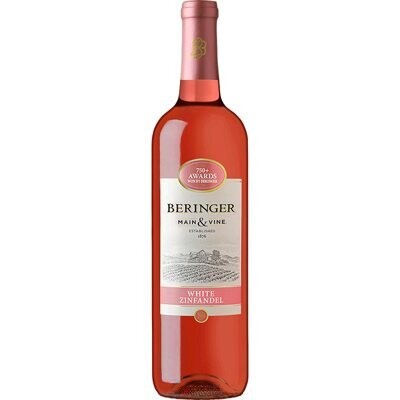 BERINGER WHITE ZINFANDEL 750ML