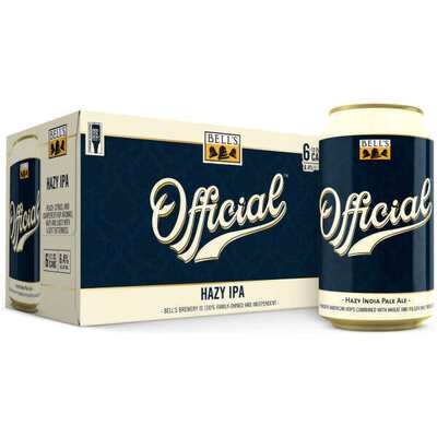 BELL&#39;S OFFICIAL HAZY IPA 6PK CAN