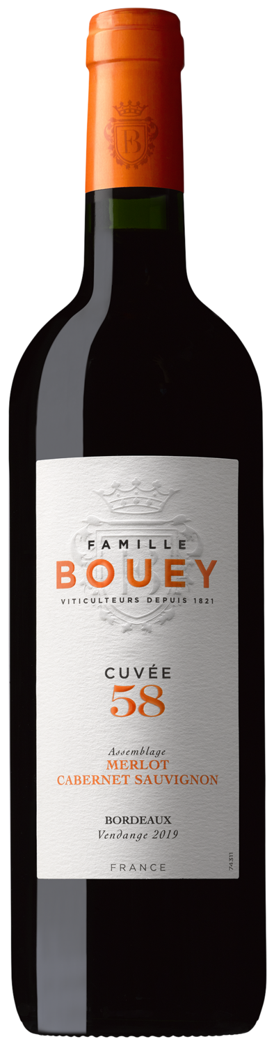 BOUEY CUVEE 58 MERLOT CABERNET SAUVIGNON 750ML