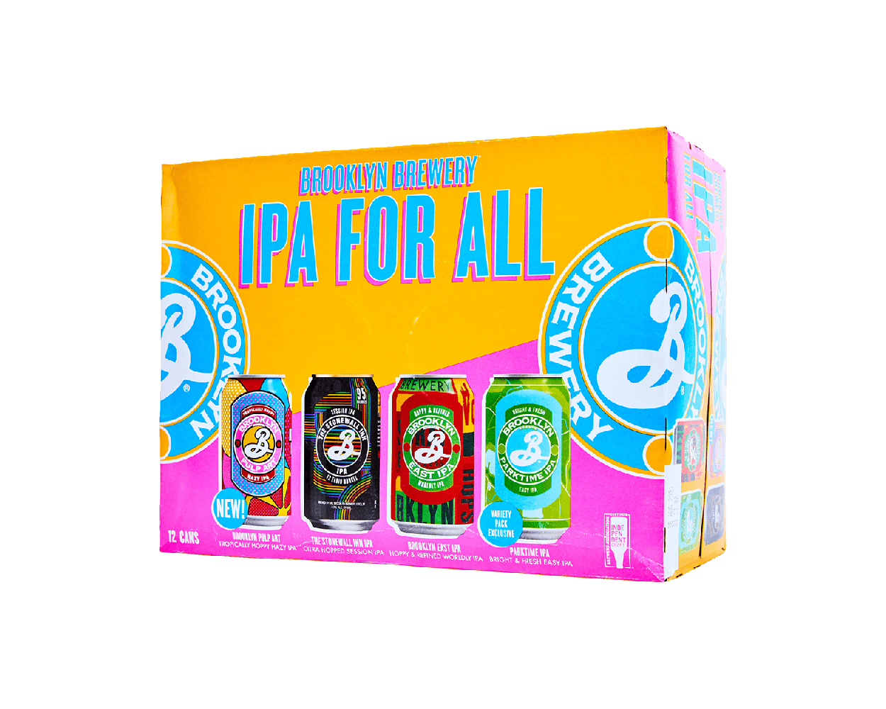 BROOKLYN IPA 4 ALL 12PK CANS