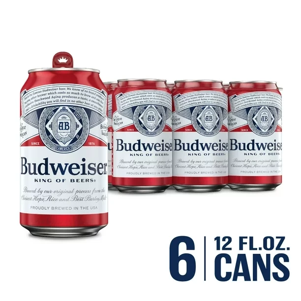 BUDWEISER 6PK CAN