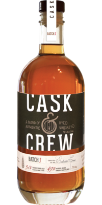 CASK &amp; CREW RYE WHISKEY 750ML
