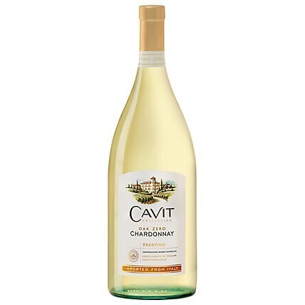 CAVIT ZERO OAK CHARDONNAY 1.5L