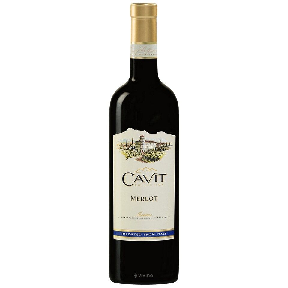 CAVIT MERLOT 750ML