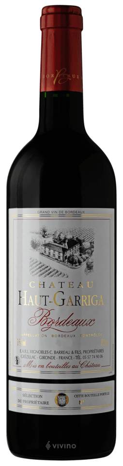 CHAT. HAUT-GARRIGA ROUGE 750ML