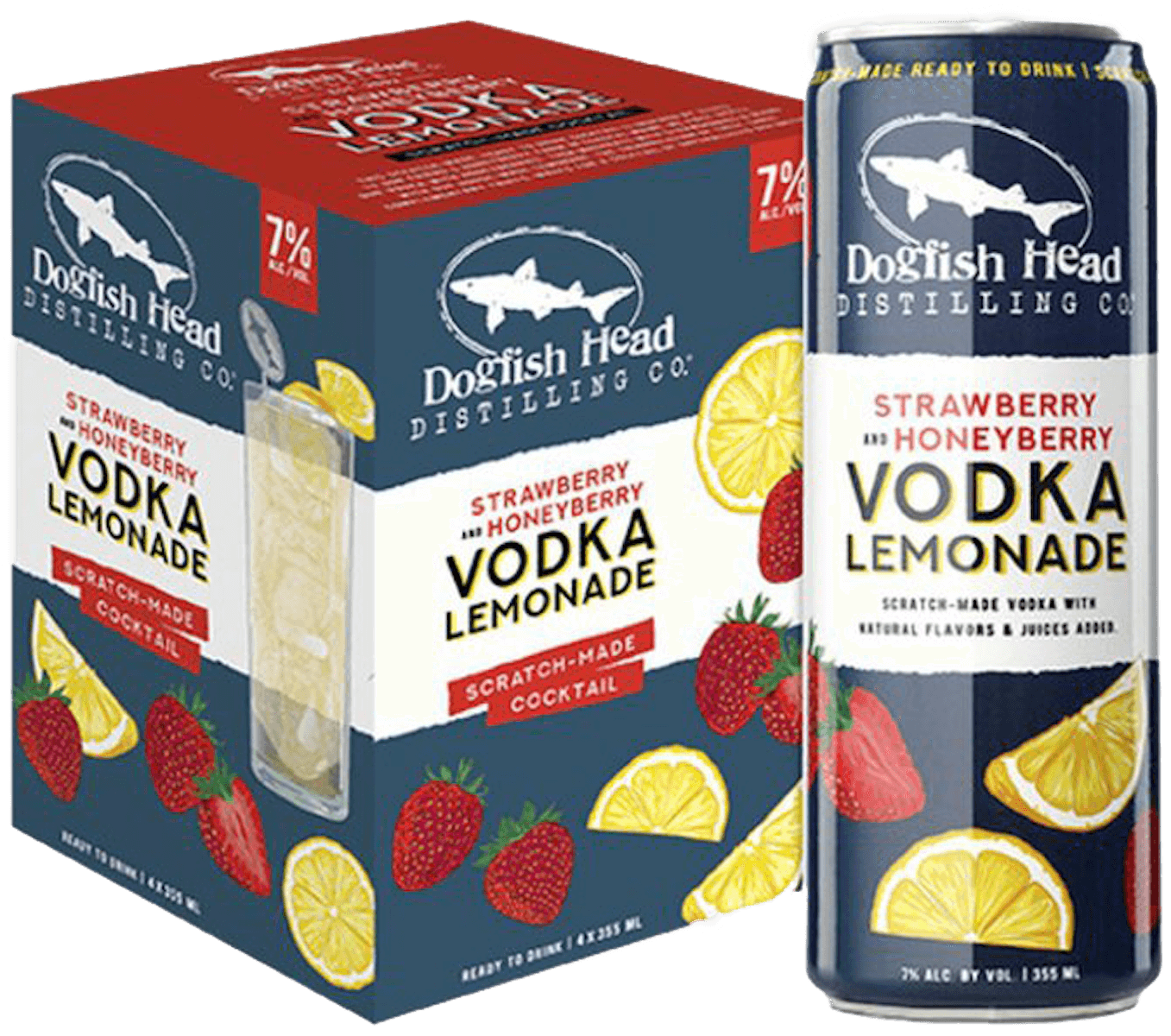 DOGFISH HEAD RTD STRAW/LEMONADE 4PK CAN