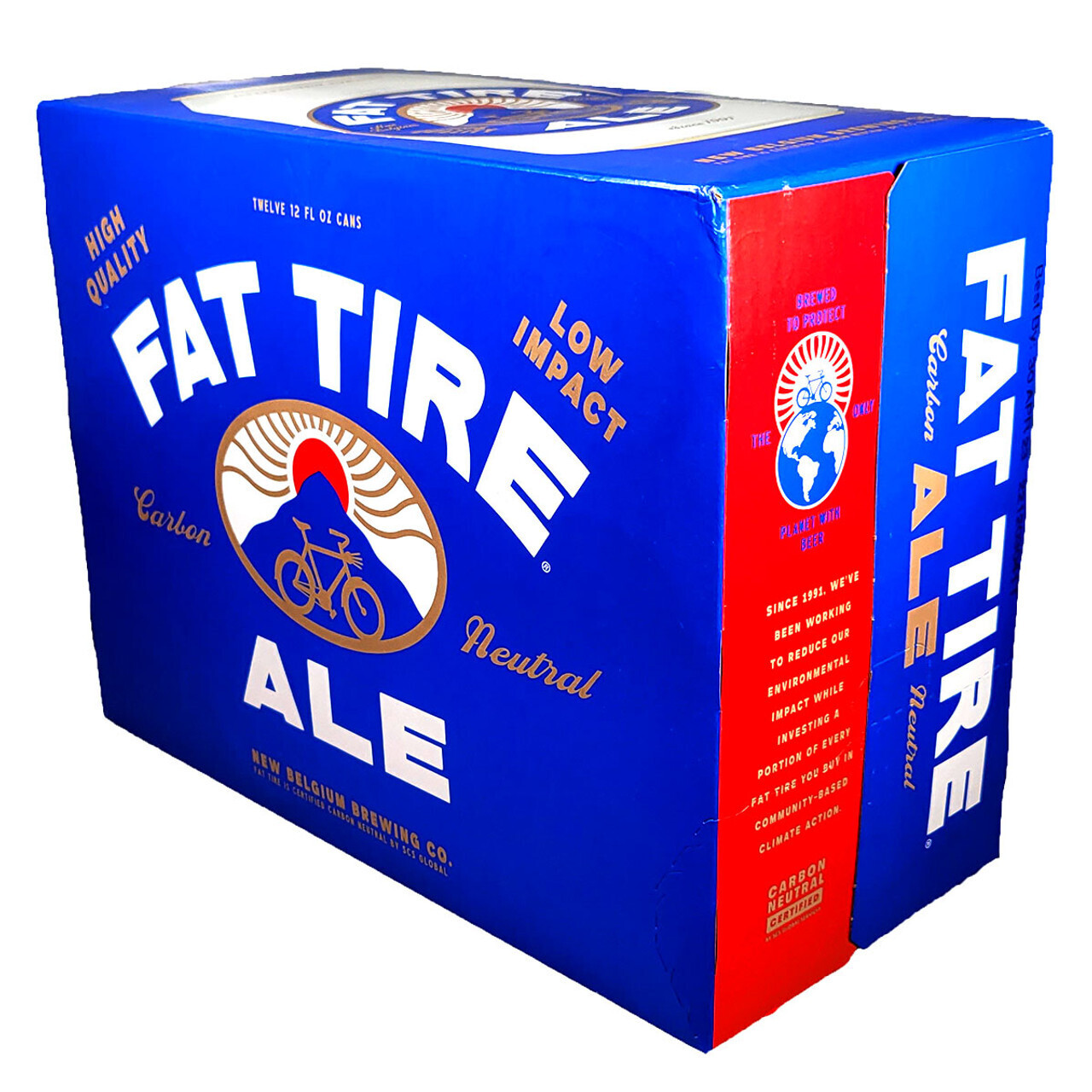 NEW BELGIUM FAT TIRE AMBER ALE 12PK CANS