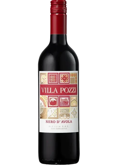VILLA POZZI NERO D&#39; AVOLA 750ML