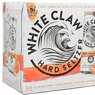 WHITE CLAW GRAPEFRUIT 6PK CAN