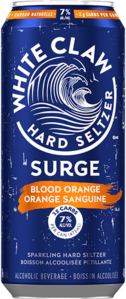 WHITE CLAW SURGE BLOOD ORANGE 19.2OZ CAN