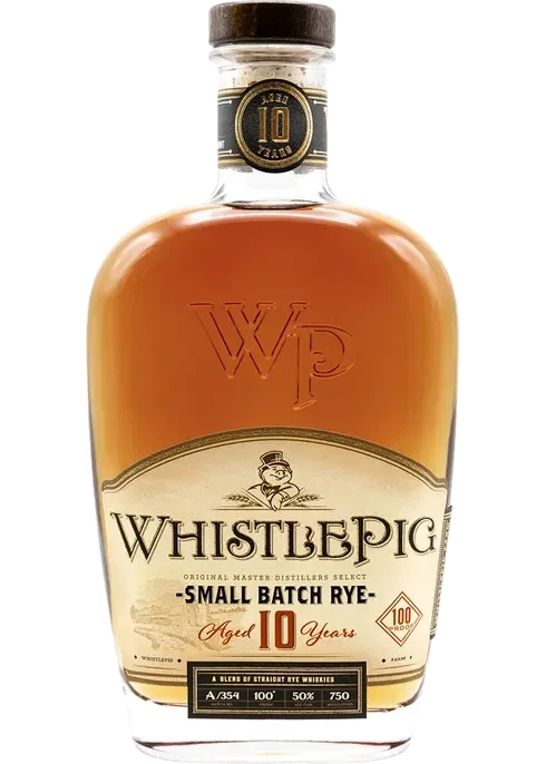 WHISTLE PIG RYE 10YR  WHISKEY 750ML