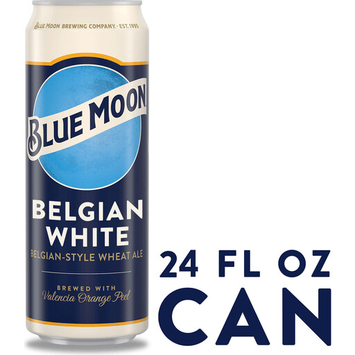 BLUE MOON WHITE ALE 24OZ CAN