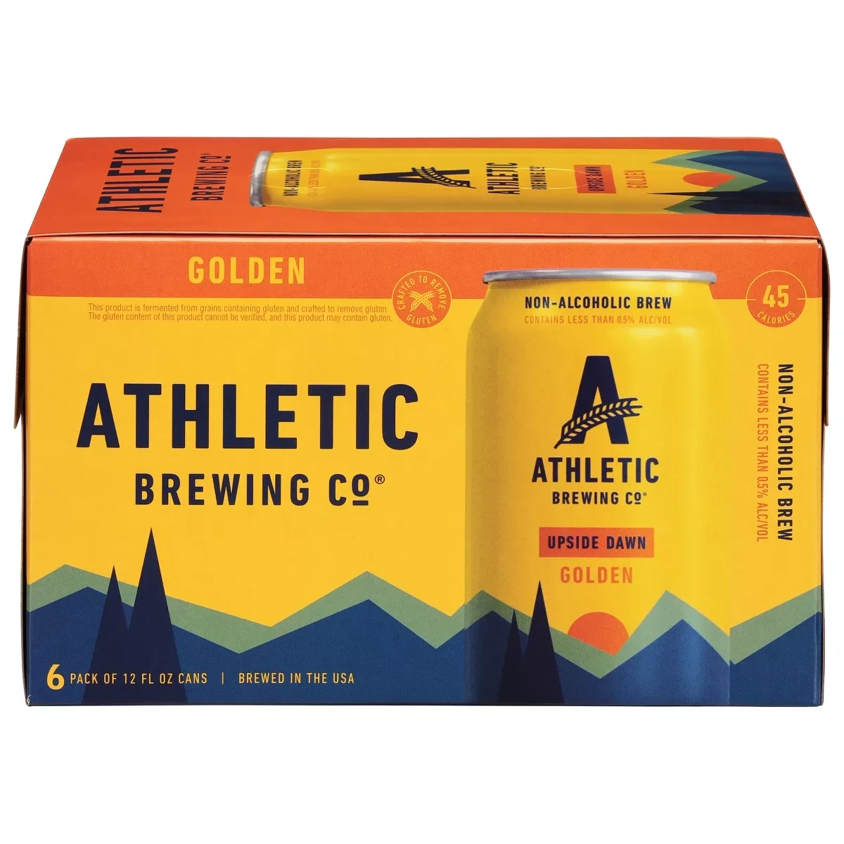 ATHLETIC BREWING UPSIDE DAWN N/A 6PK CAN