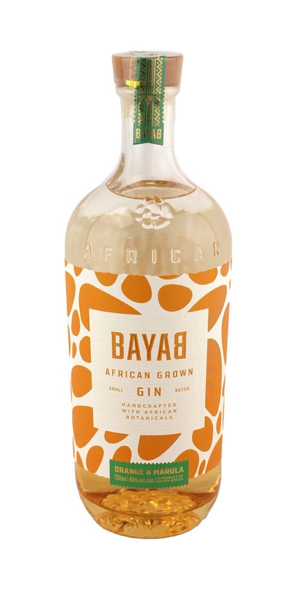 BAYAB AFRICAN ORANGE &amp; MARULA GIN 750ML