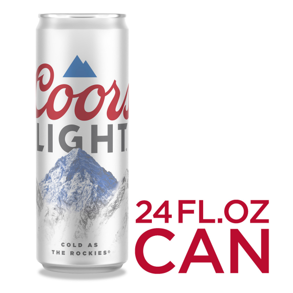 COORS LIGHT 24OZ CAN