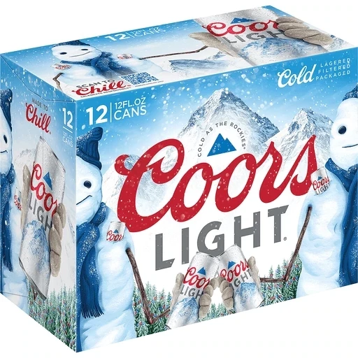 COORS LIGHT 12PK CAN
