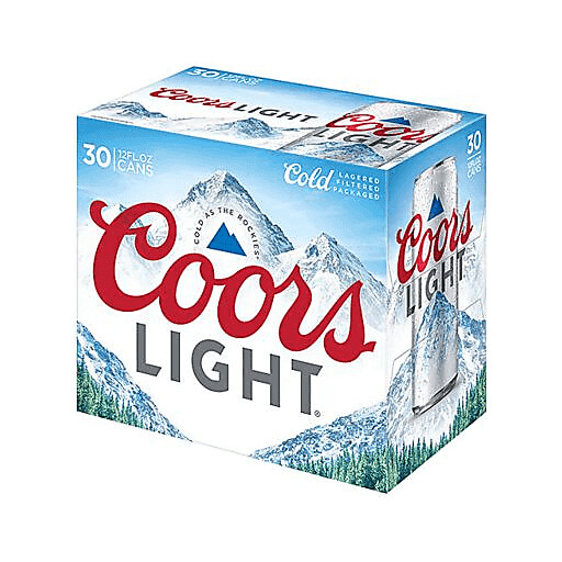 COORS LIGHT 30PK CAN