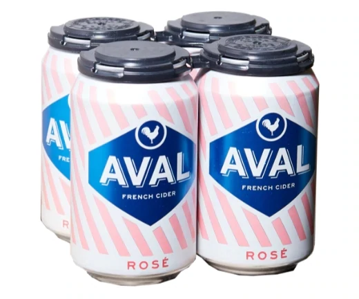 AVAL ROSE CIDER 4PK CAN
