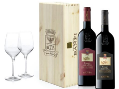 BANFI POGGIO MURA ROSSO Y BRUNELLO 2PK GIFT BOX