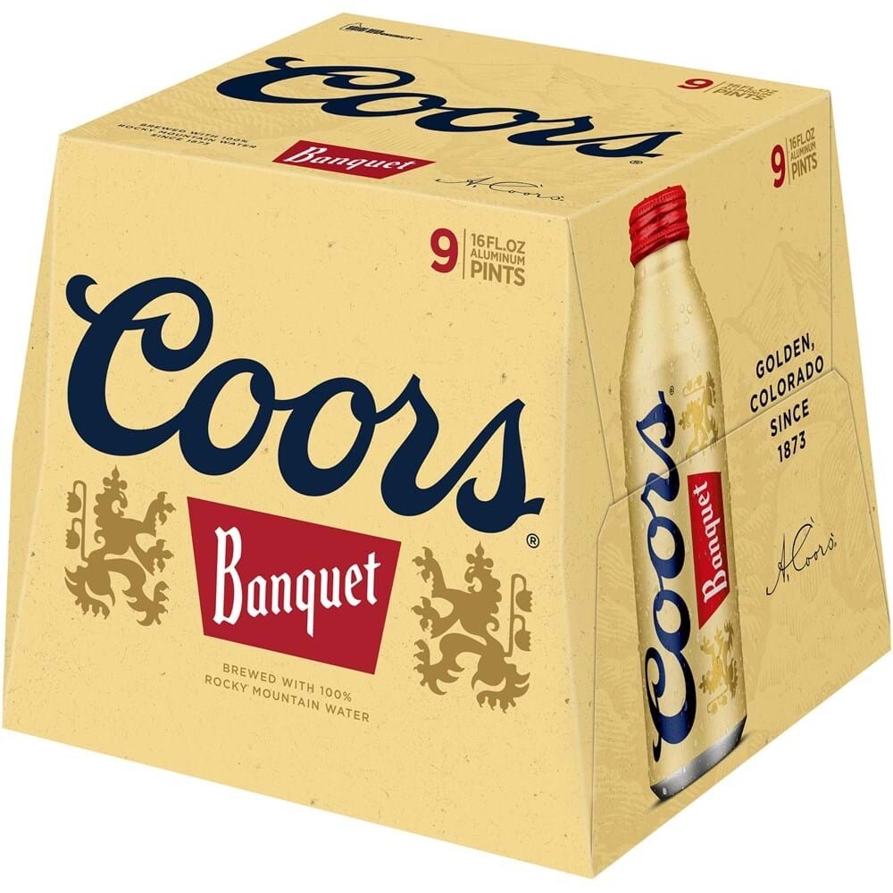 COORS BANQUET 16OZ 9PK ALUMINUM NR