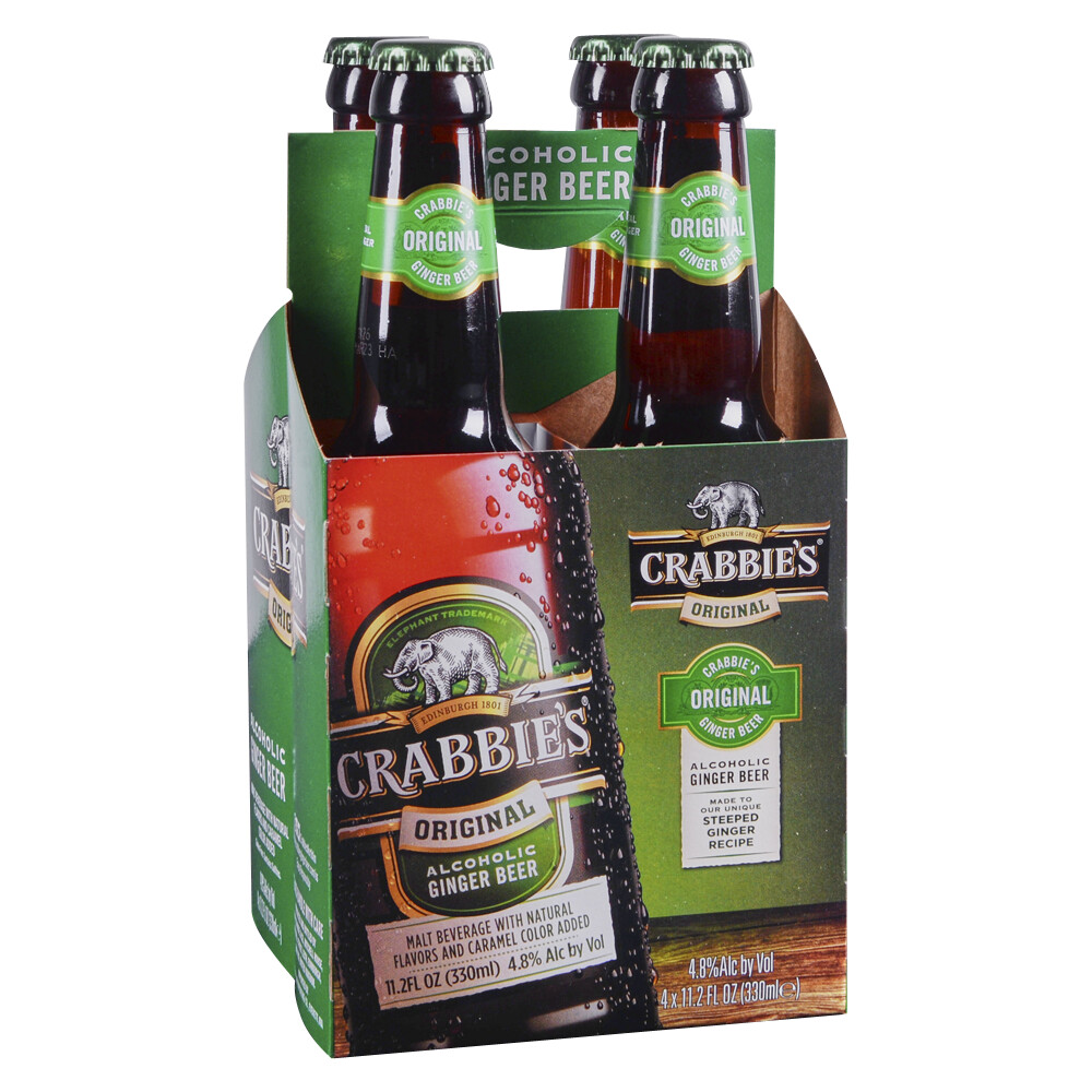 CRABBIES GINGER BEER 4PK NR