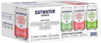CUTWATER RTD VODKA VARIETY 8PK CAN