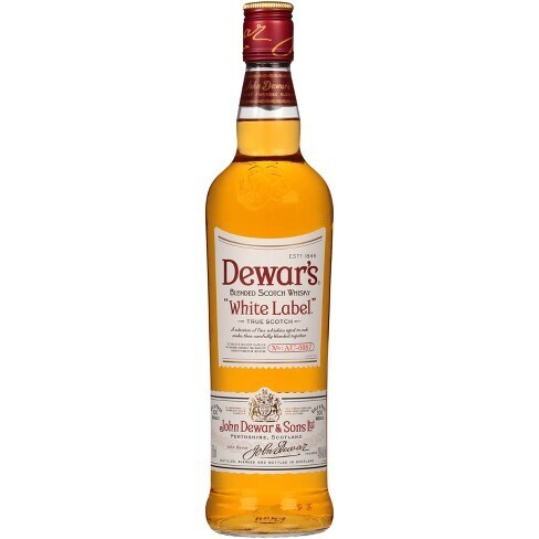DEWARS BLENDED SCOTCH WHITE LABEL 750ML