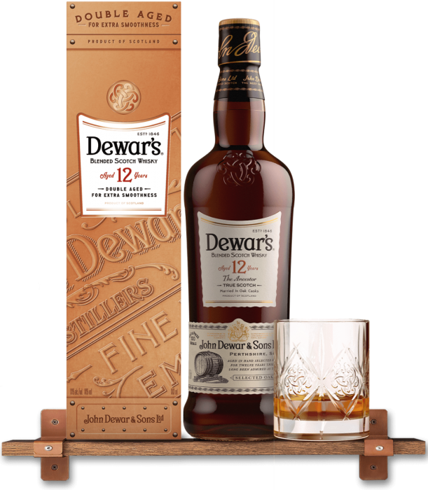 DEWARS 12YR BLENDED SCOTCH WHISKEY 750ML