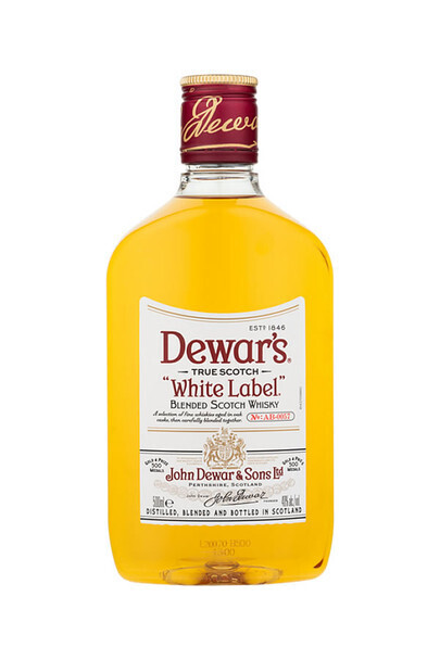 DEWARS BLENDED SCOTCH WHITE LABEL 375ML