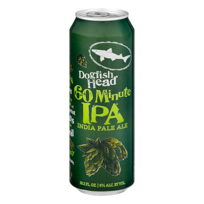 DOGFISH HEAD 60MIN IPA 19.2OZ CAN