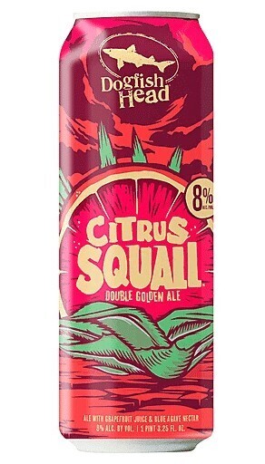 DOGFISH HEAD CITRUS SQUALL ALE 19OZ CAN