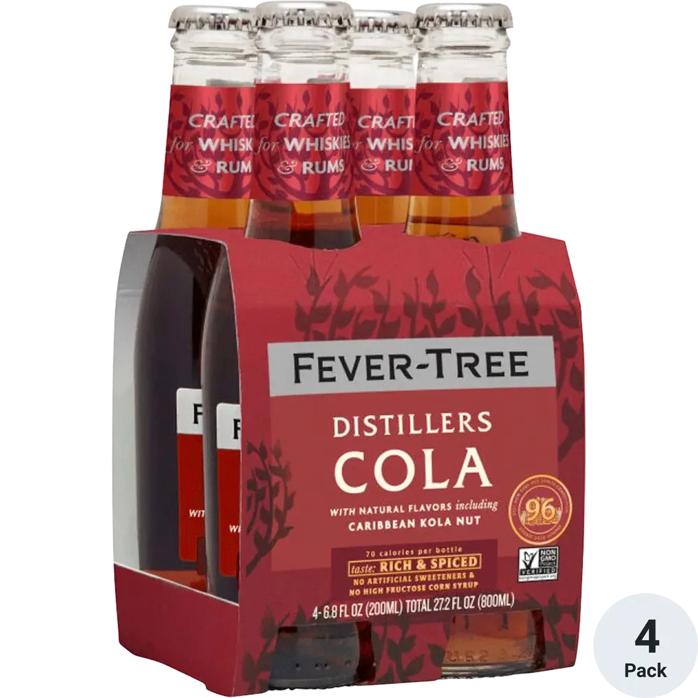 FEVER TREE DISTELLERS COLA 4PK NR