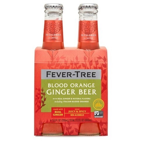 FEVER TREE BLOOD ORANGE GINGER 4PK NR