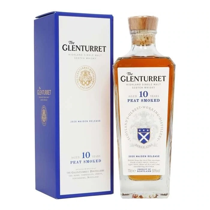 GLENTURRET 10YR PEAT SMOKED WHISKEY 750ML