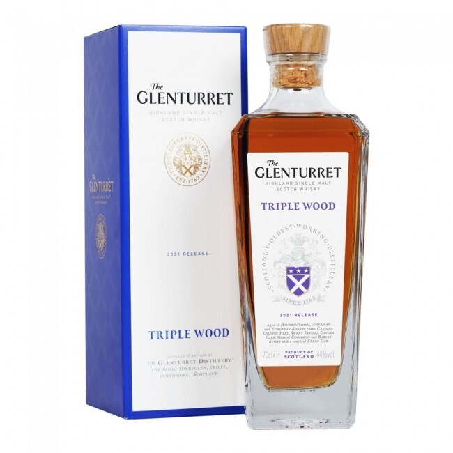 GLENTURRET TRIPLE WOOD SINGLE MALT 750ML
