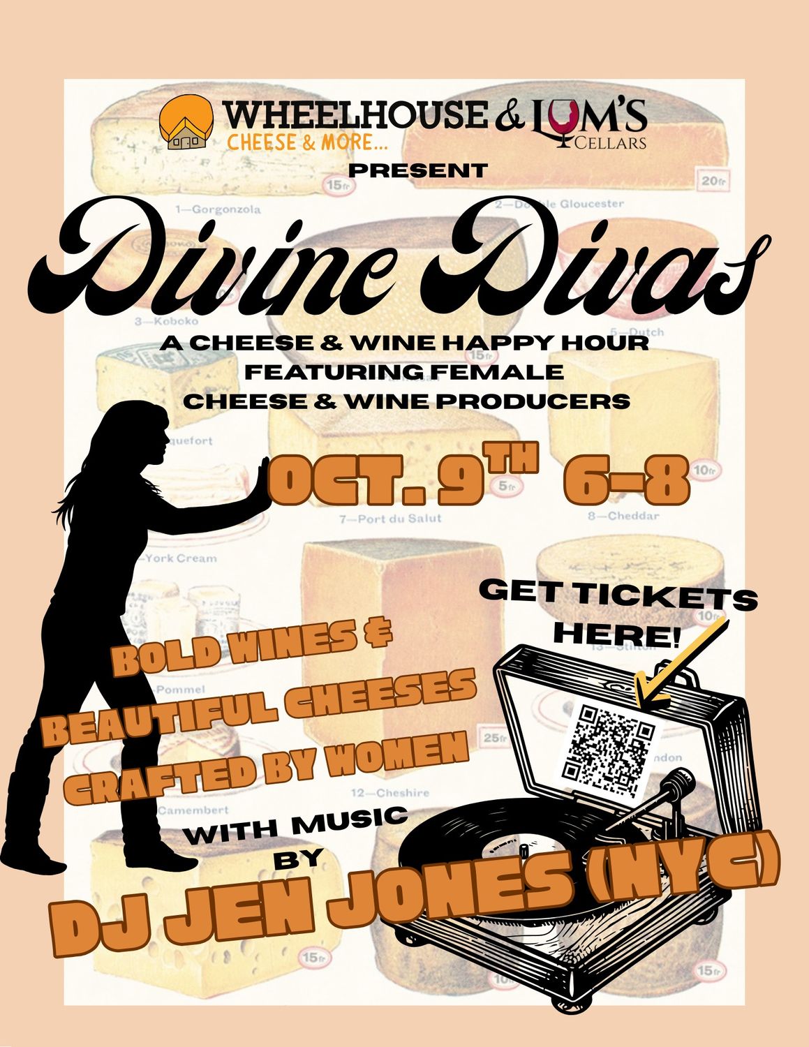 October 9th - Divine Divas - Female Producers - Wheelhouse Happy Hour with Bonhomie Wine Imports