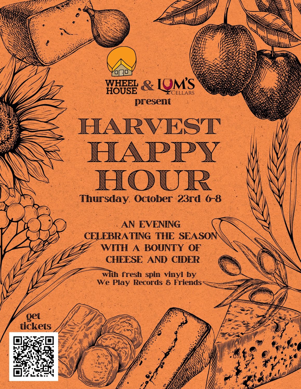 October 23rd - Harvest Happy Hour  - Wheelhouse Happy Hour