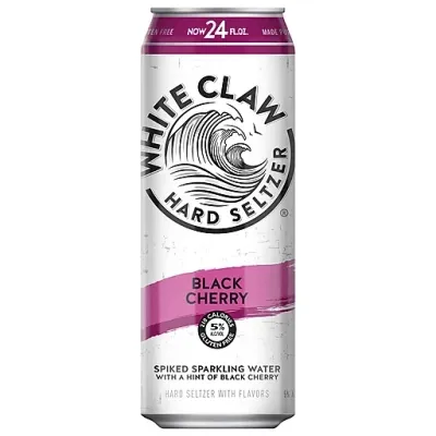WHITE CLAW BLACK CHERRY 24OZ CAN