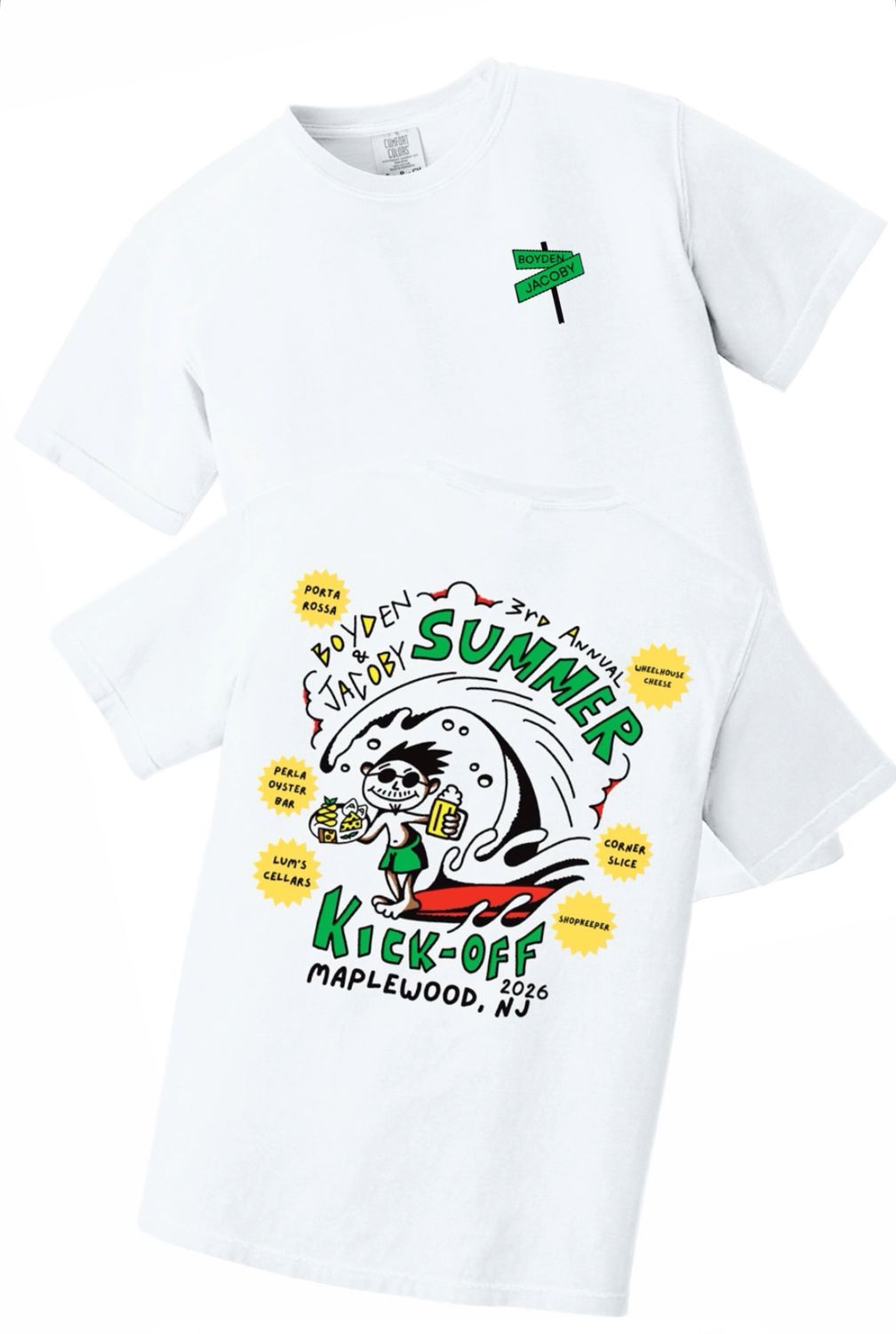 Drink Pairings for 3rd Annual Summer Kickoff Now 5/31/26 With LIMITED EDITION Shirt Options!
