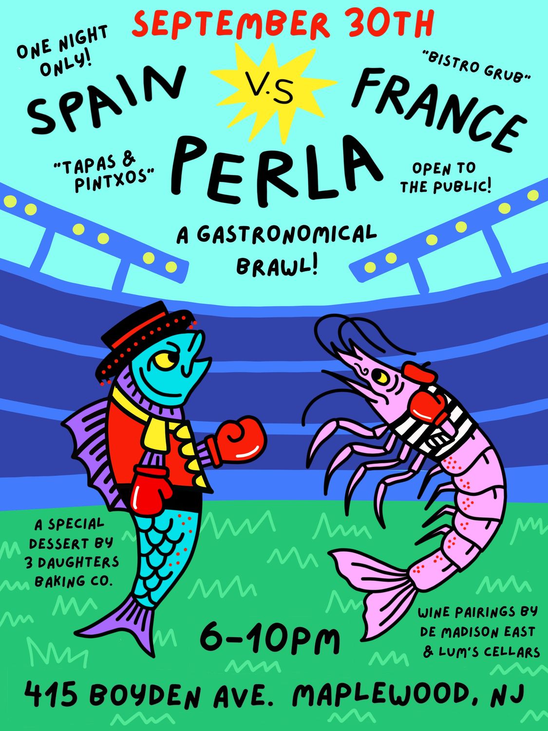 Spain vs France Night at Perla with De Maison 9/30/26