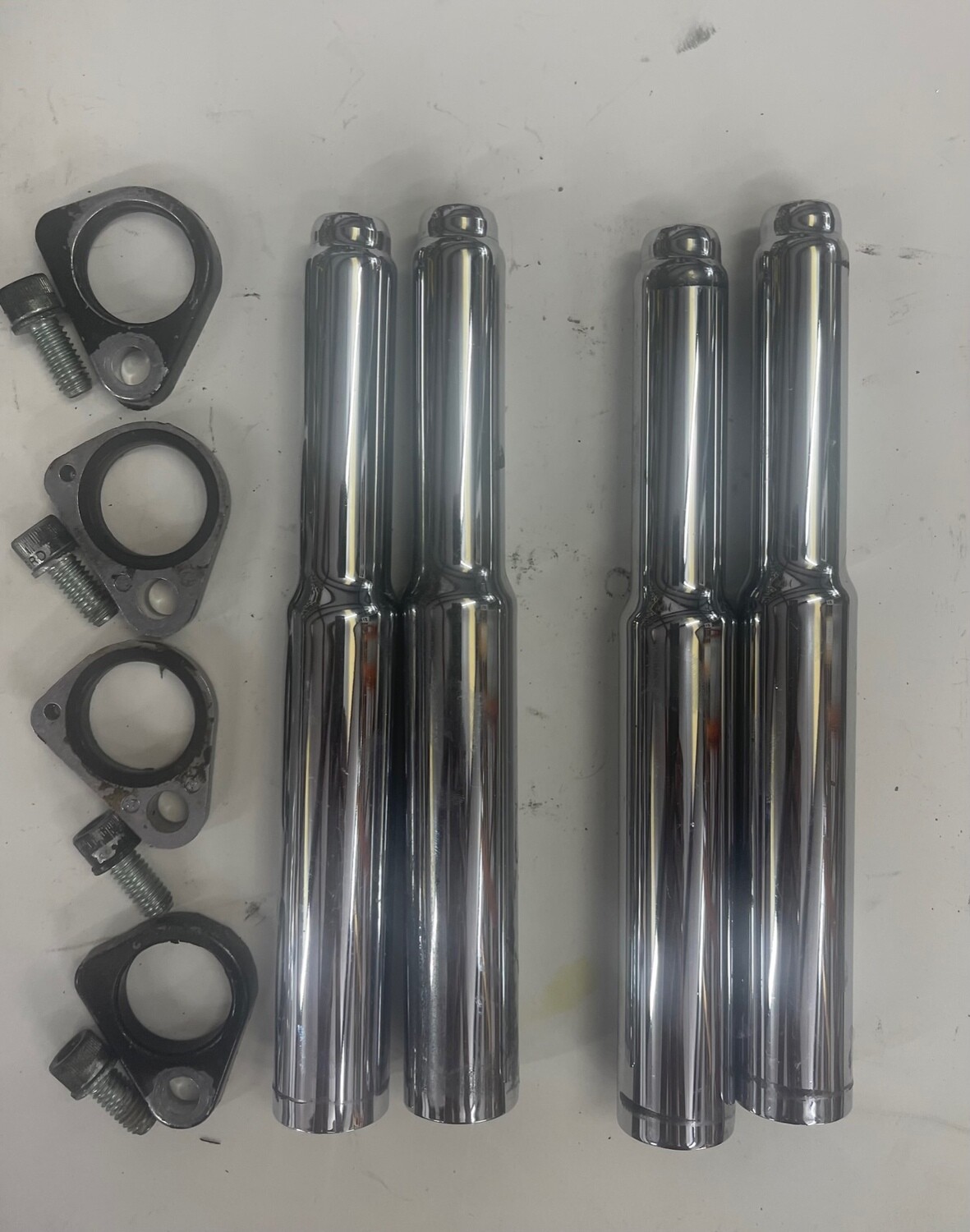 Chrome Push Rod Covers -  2001 Harley Sportster XL883H