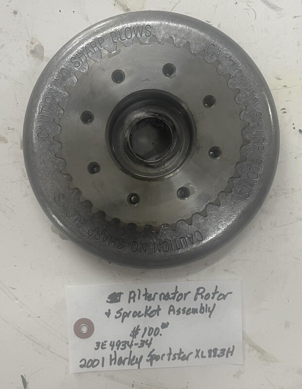 Alternator Rotor & Sprocket Assembly  2001 Harley Sportster XL883H